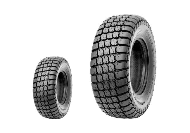 Ein Satz Rasenbereifung